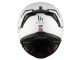 Casque MT Thunder 4 SV Blanc Brillant, double visière, taille : L