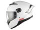 Casque MT Thunder 4 SV Blanc Brillant, double visière, taille : L