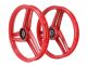 Paire de jante alu rouge 17", vélomoteurs 103 SP-MVL