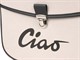Saccoche latérale "Ciao" grise-noir, universelle vélo - vélomoteurs