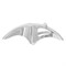 Garde boue avant F1, plastique chrome
