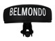 Sattel (niedrig) schwarz mit BELMONDO Aufdruck, universal