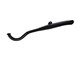 Pot d'échappement latéral "side Pipe" 28mm noir (soudé), vélomoteurs Puch