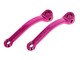 Set de manivelles de pédales 180mm qualité 1A rose, vélomoteurs Puch et universel