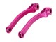 Set de manivelles de pédales 180mm qualité 1A rose, vélomoteurs Puch et universel