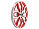 Poulie alu rouge avec pignon 11 dents, vélomoteurs Peugeot 103