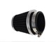 Pilzluftfilter konisch, universal 54mm Chrom / schwarz