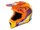 Casque Cross supermotard SWAPS - S818 "Blur", rouge-orange Taille : L