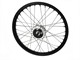 Roue à rayons avant complète noir 1.20 x 17" vélomoteurs Puch