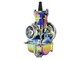 Carburateur 24mm PWK replica look titane avec powerjet, universel vélomoteurs, scooter, mecaboite