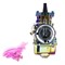 Carburateur 24mm PWK replica look titane avec powerjet, universel vélomoteurs, scooter, mecaboite