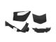 Kit carrosserie 15pcs noir brillant, scooter Honda PCX 125cc 2018-2020