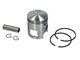 Piston complet 45mm pour cylindre DMP à clapets, vélomoteurs Puch Maxi