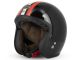 Casque Jet "Gasoline Cafe Racer S250", noir / rouge / blanc brillant, taille : XS