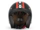 Casque Jet "Gasoline Cafe Racer S250", noir / rouge / blanc brillant, taille : XS