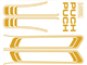 Abziehbild Gold Puch Maxi (1A. Qualität)