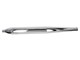 Silencieux d'échappement 32/70mm type «flute» chrome 1ère qualité