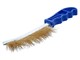 Brosse en fil d’acier | laitonnée | 260 mm