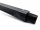 Barre de renfort MCRFR aluminium CNC, noire anodisé, vélomoteurs Piaggio Ciao SC / PX