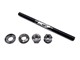 Axe de roue avant MCTAK titane véritable (M11x1mm x165mm), vélomoteurs Piaggio Ciao