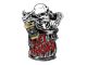 Autocollant sticker "Get trashed" 60x80mm