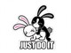 Sticker "JUST DO IT" 60mm x 80mm