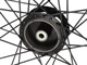 Roue à rayons 17"pouces avnt noir moyeu CNC, vélomoteur Peugeot 103 avant / Puch-Sachs avec frein
