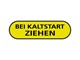 Aufkleber (BEI KALTSTART ZIEHEN) Seitenschutz Puch X30 Velux (36 x10 mm)