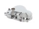 Getriebedeckel chrom leer «Kickstarter« Puch E50