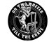 Autocollant sticker "Sur deux roues" 60x80mm