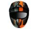 Casque trial MT Streefighter SV TOTEM B4 MATT, gris-orange Taille : S