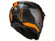 Casque trial MT Streefighter SV TOTEM B4 MATT, gris-orange Taille : M