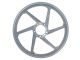 17" Felge Puch Guss 6 Speichen Silber