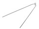 Renfort tringle de garde boue aluminium 370mm, avec fixation en S, universel vélomoteurs
