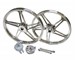 Felgen Satz Peugeot 103 SP, MVL chrom 17"