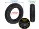 Pneu scooter électrique 10x2,5 ou 60/70-6.5 (slick) en caoutchouc plein