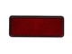 Catadioptre rouge à visser (88x34mm)