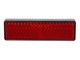 Catadioptre rouge à coller sur les arrondis (94x28mm)