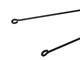 Renfort rigidificateur de garde-boue arrière, vélomoteur Puch Velux X30 roue 19" (noir)