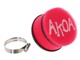 AKOA Filtre à air en mousse Racing droit, Ø 35mm (rouge)