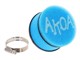 AKOA Schaumstoff Racingluftfilter gerade, Ø 35mm (Blau)