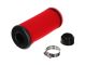 AKOA Schaumstoff Racingluftfilter 20cm gerade, Ø 35mm (Rot)