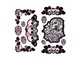 Sticker "Skull Roses" 300mm x 150mm