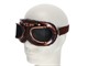 Lunettes AirForce rétro-old school, clair, bronze look