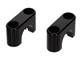 Ponts de serrage (ronds), alu noir, Puch