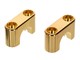 Ponts de serrage (ronds), alu or, Puch