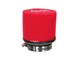 Filtre à air mousse compétition AKOA rouge petite version, connexion 42 à 54mm(avec 6 adaptateurs)