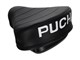 Selle noire avec impression PUCH et compartiment à outils, universel (NISA)