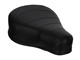 Selle noire avec impression PUCH et compartiment à outils, universel (NISA)