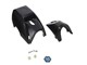 Gabelschloss abdeckungs - Set Piaggio Ciao Carbon-Look glänzend